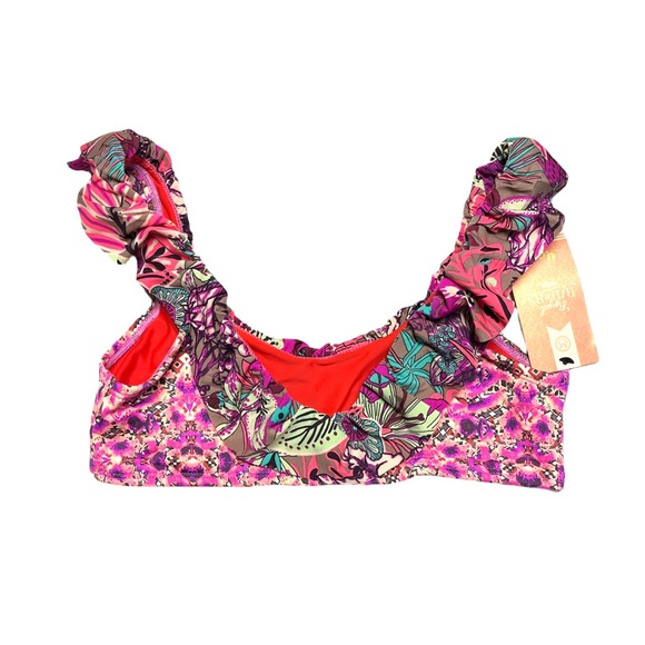 NEW Girl's Maaji Ruffle Bikini Top size 14 - Picture 1 of 6
